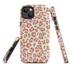 Coque d'iPhone® rigide Léopard rose