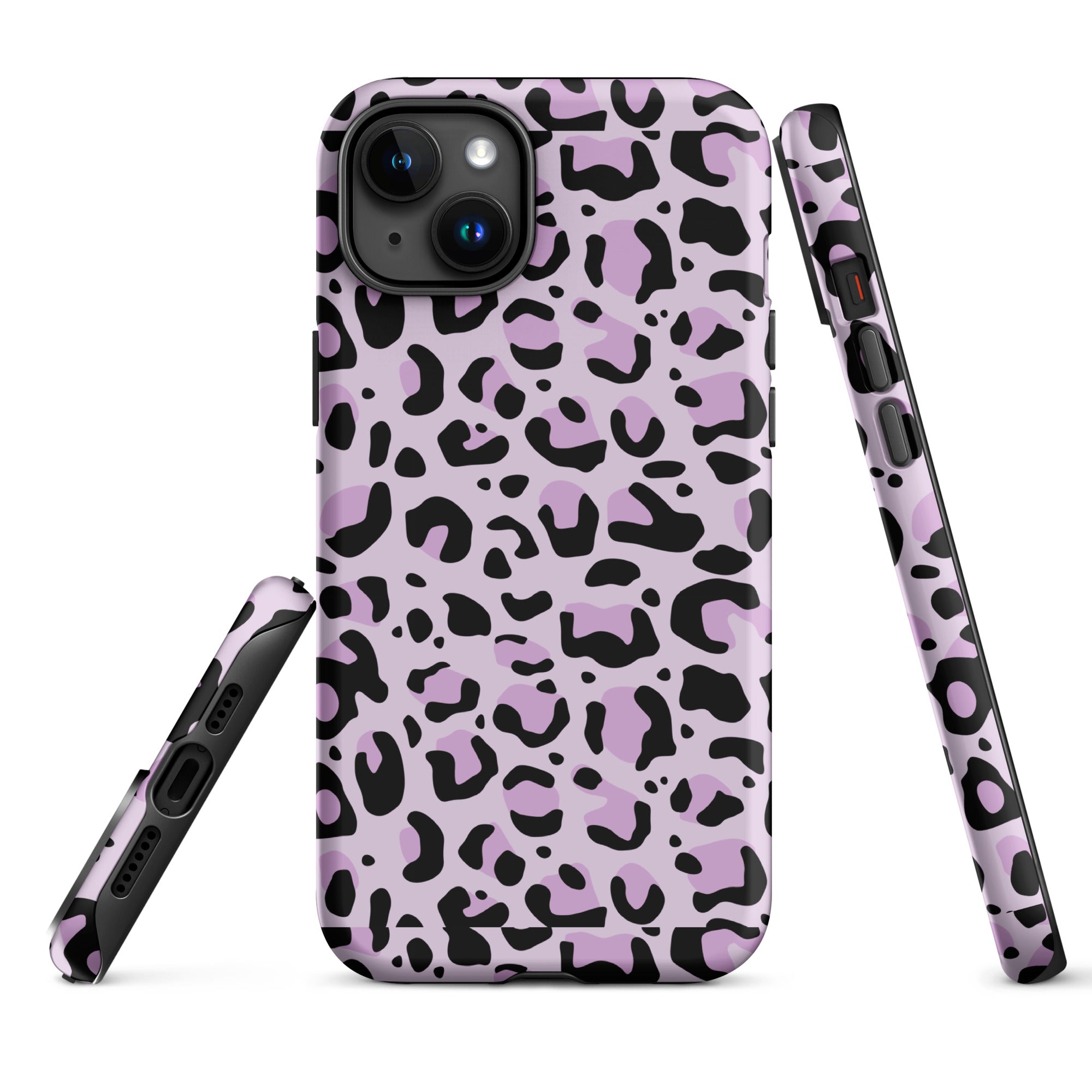 Coque d'iPhone® rigide Léopard mauve