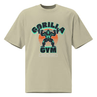 t-shirt beige oversized pour faire de la musculation