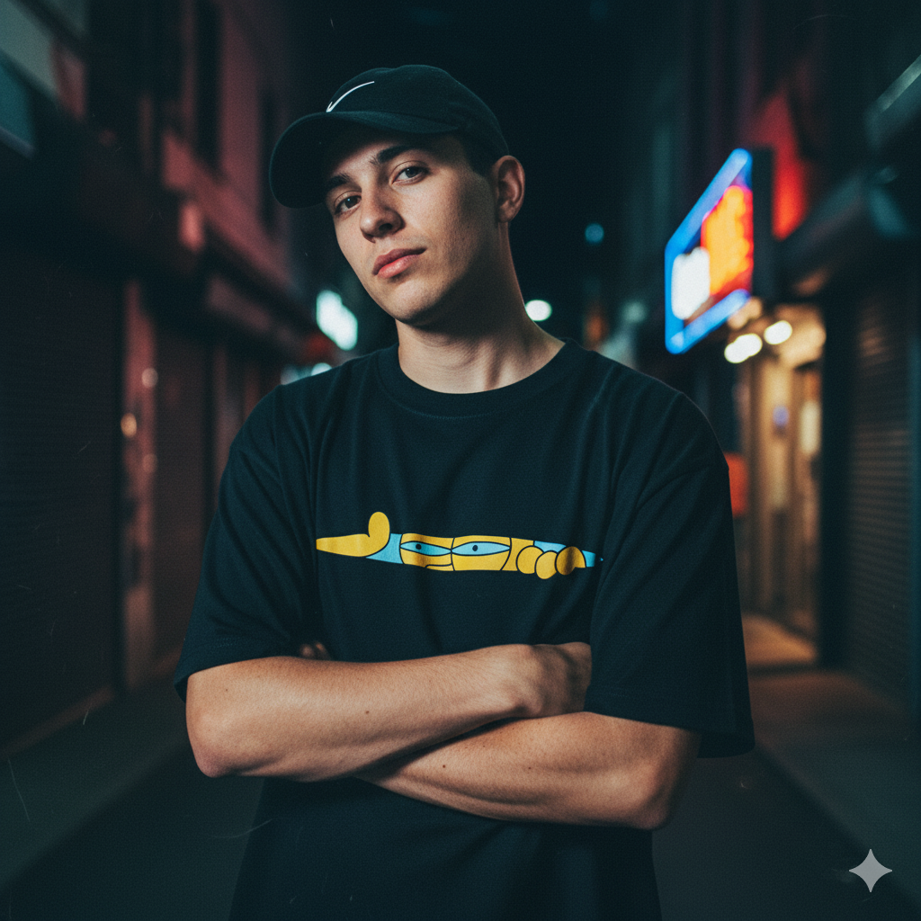 T-shirt Bart Simpson Original Unisexe - Coupe Loose Coton Bio Sorona - Streetwear Les Simpsons