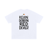 T-shirt Kevin De Bruyne Red Devils - dos floqué 'Kevin De Bruyne Red Devils' avec drapeau belge