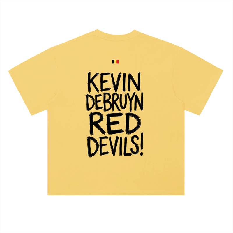 T-shirt Kevin De Bruyne Red Devils Belgique – Édition Jaune Citron CM 2026