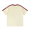 T-shirt rayé colorblock unisexe Apricot - vue 2