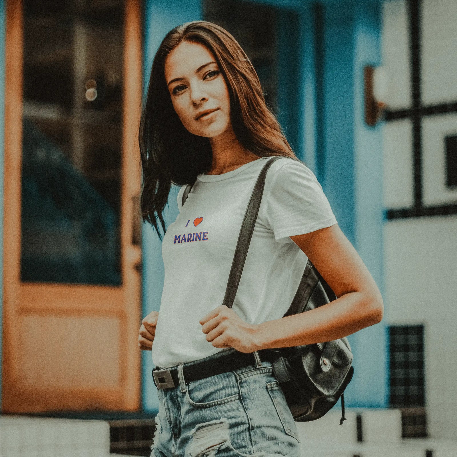 T-shirt Marine Star Academy - 100% Coton Bio | Idéal pour les Mamans Fans