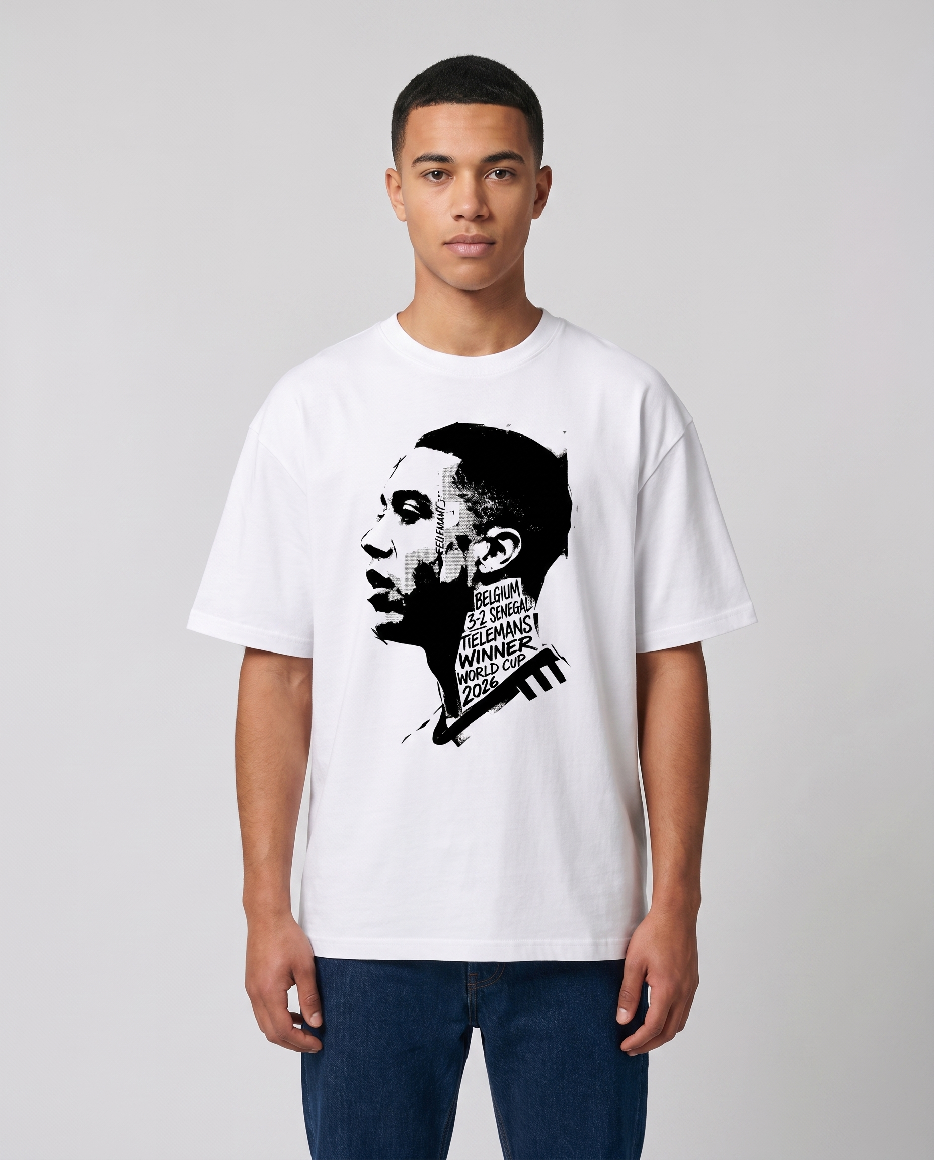 T-shirt Tielemans porté en studio - Belgique 3-2 Sénégal, Coupe du Monde 2026