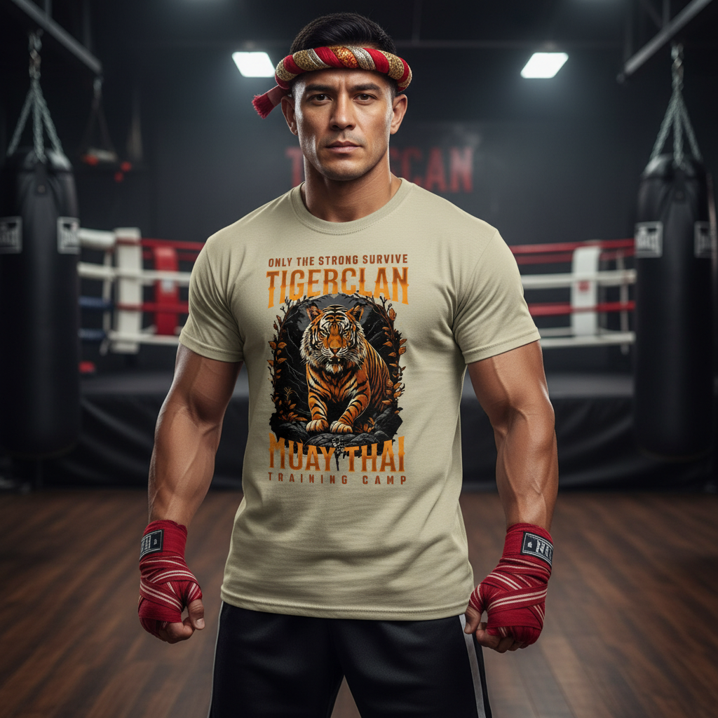 T-Shirt musculation et bodybuilding motivation - Tigerclan Muay Thai