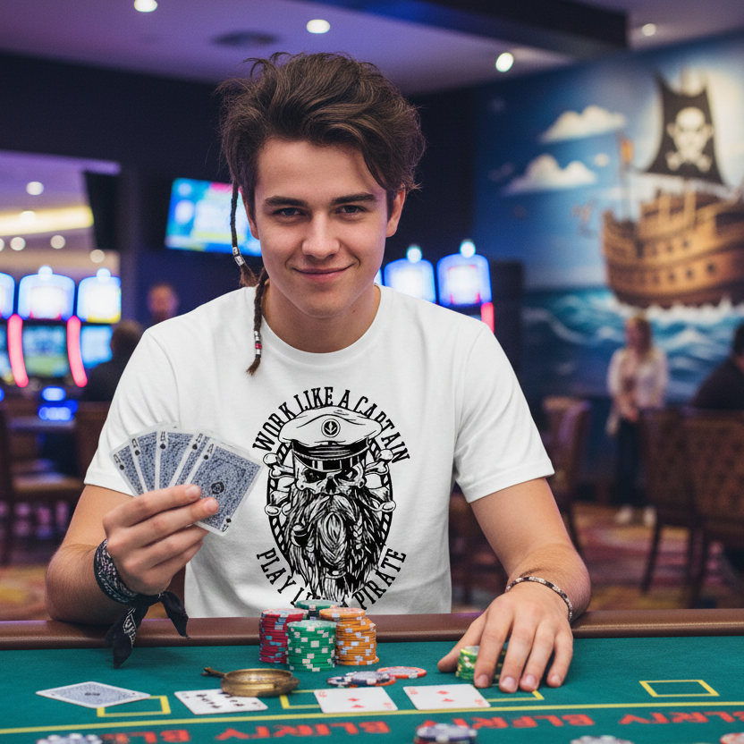 T-Shirt - WORK LIKE A CAPTAIN, PLAY LIKE A PIRATE