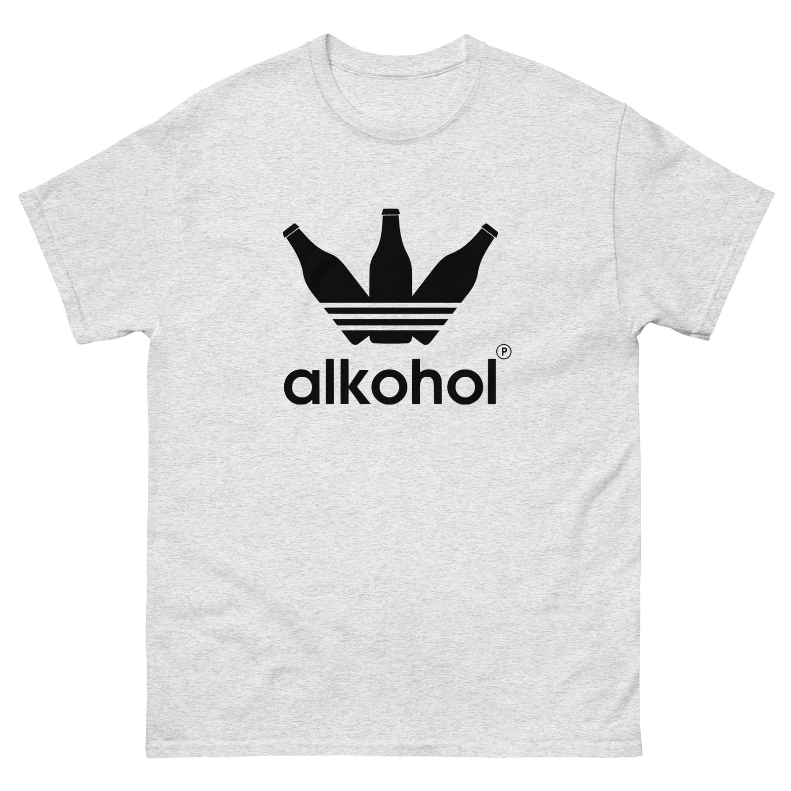 T-shirt unisexe - Parodie Adidas "Alkohol"