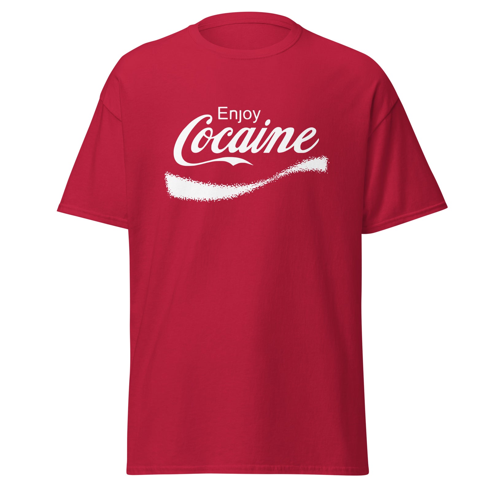 T-shirt unisexe - Parodie Coca Cola "Enjoy Cocaïne"