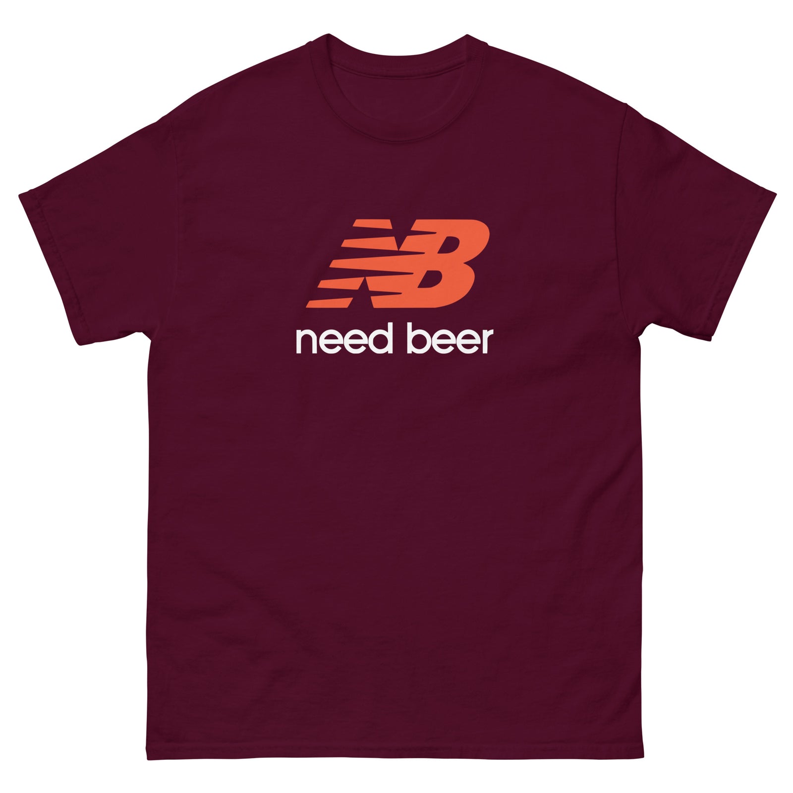 T-shirt unisexe - Parodie New Balance "Need Beer"