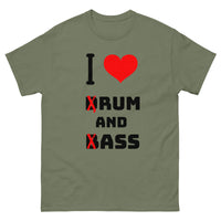 tshirt kaki i love drum