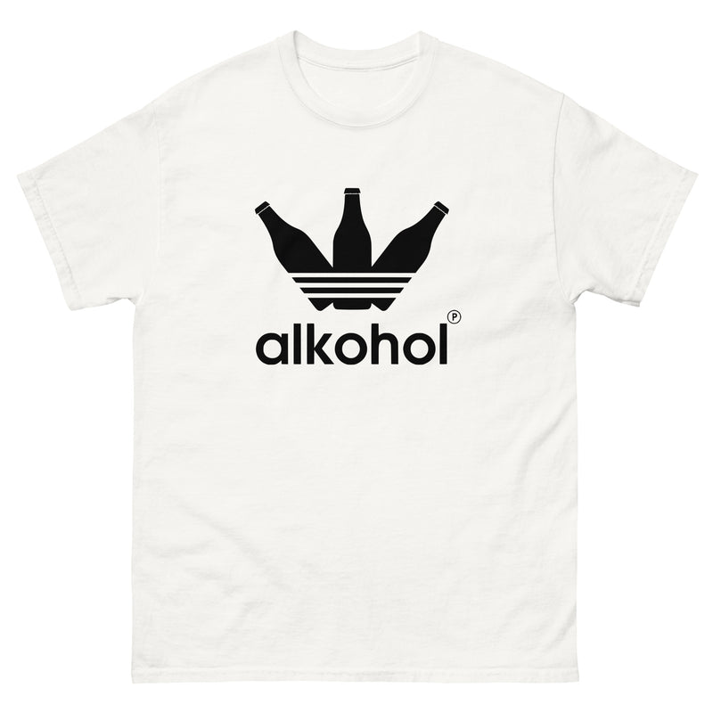 T-shirt unisexe - Parodie Adidas "Alkohol"