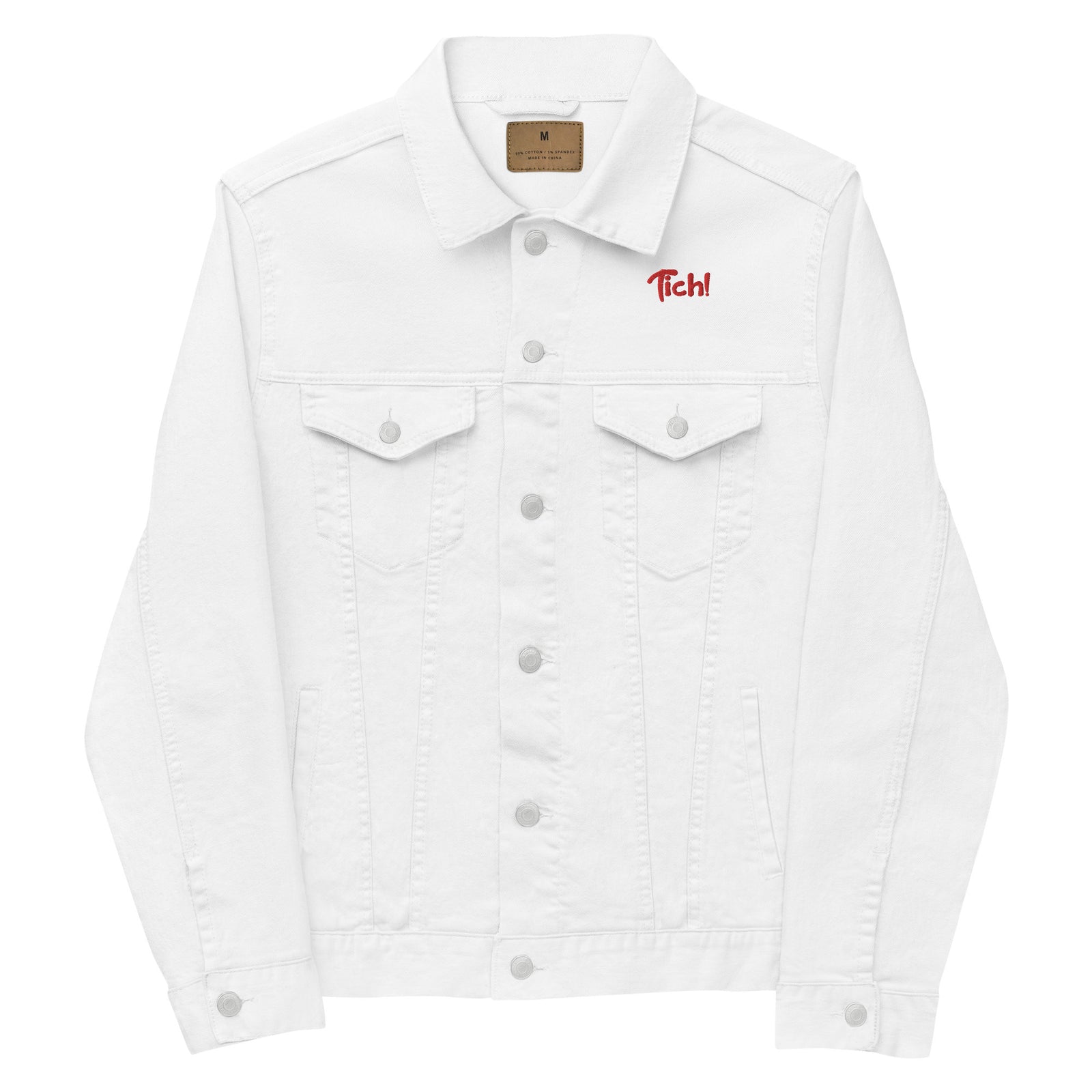 Veste en jeans brodée (3 couleurs) - Tich !