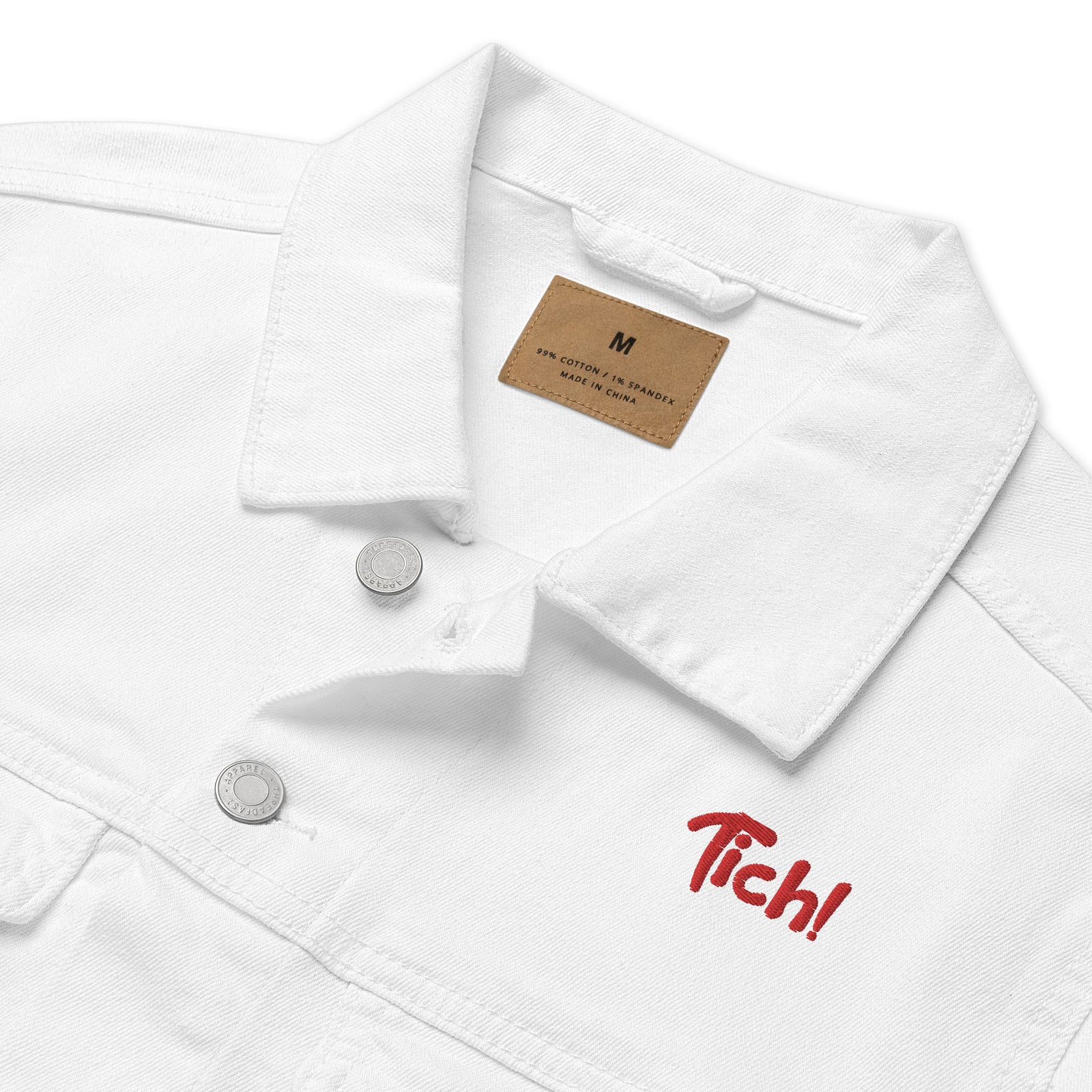 Veste en jeans brodée (3 couleurs) - Tich !