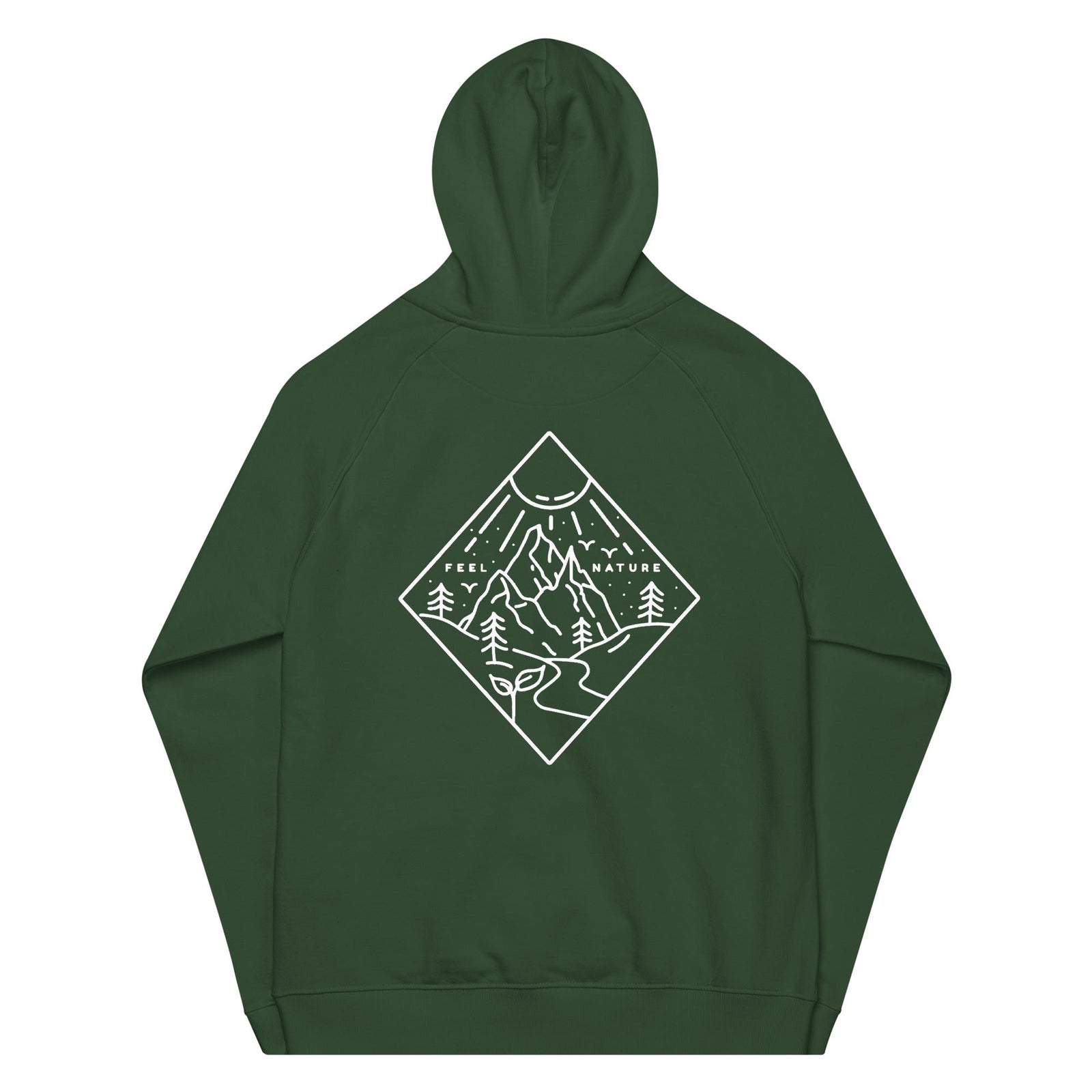 Pull à capuche - Please Think (Vert)