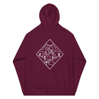 Pull à capuche - Please Think. (Bordeaux)