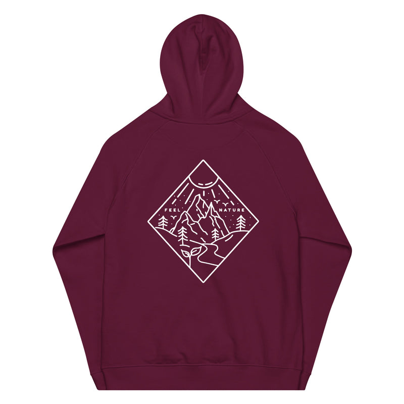 Pull à capuche - Please Think. (Bordeaux)