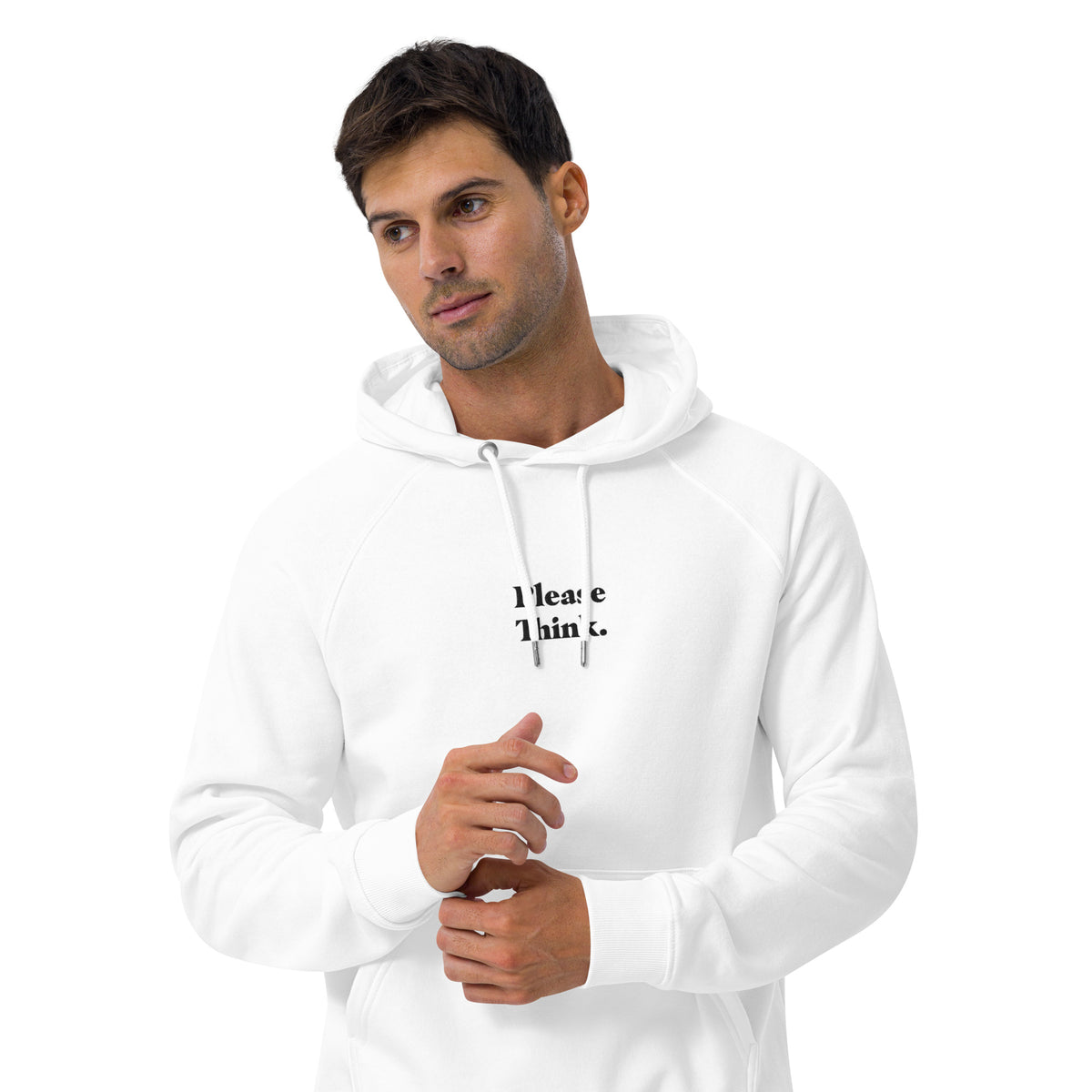 Sweat à capuche écologique - PLEASE THINK!