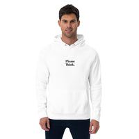 Sweat à capuche écologique - PLEASE THINK!