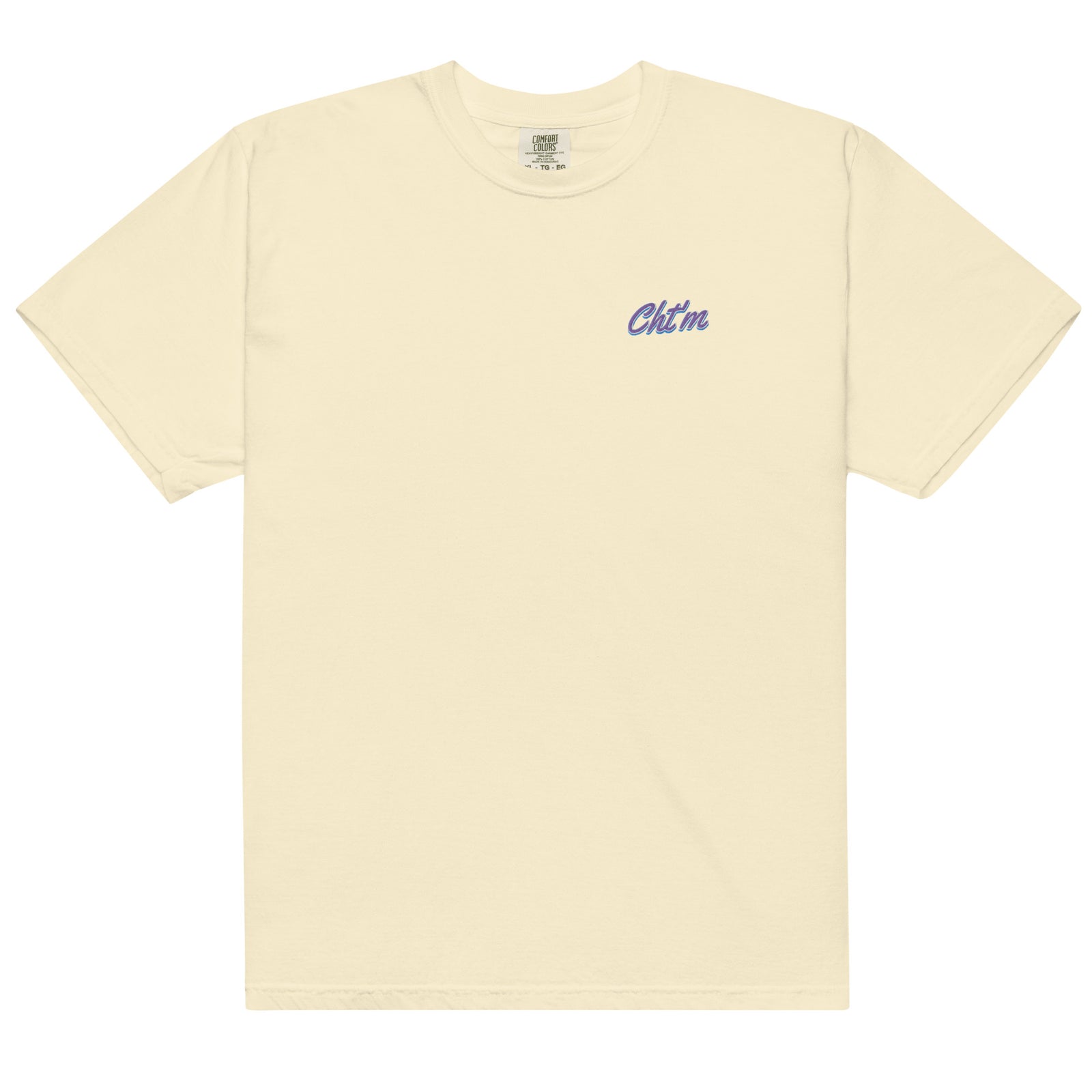 T-shirt brodé unisexe 15 couleurs - 'CHT'M'