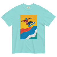T-shirt teinté lourd unisexe - SKATEBOARD