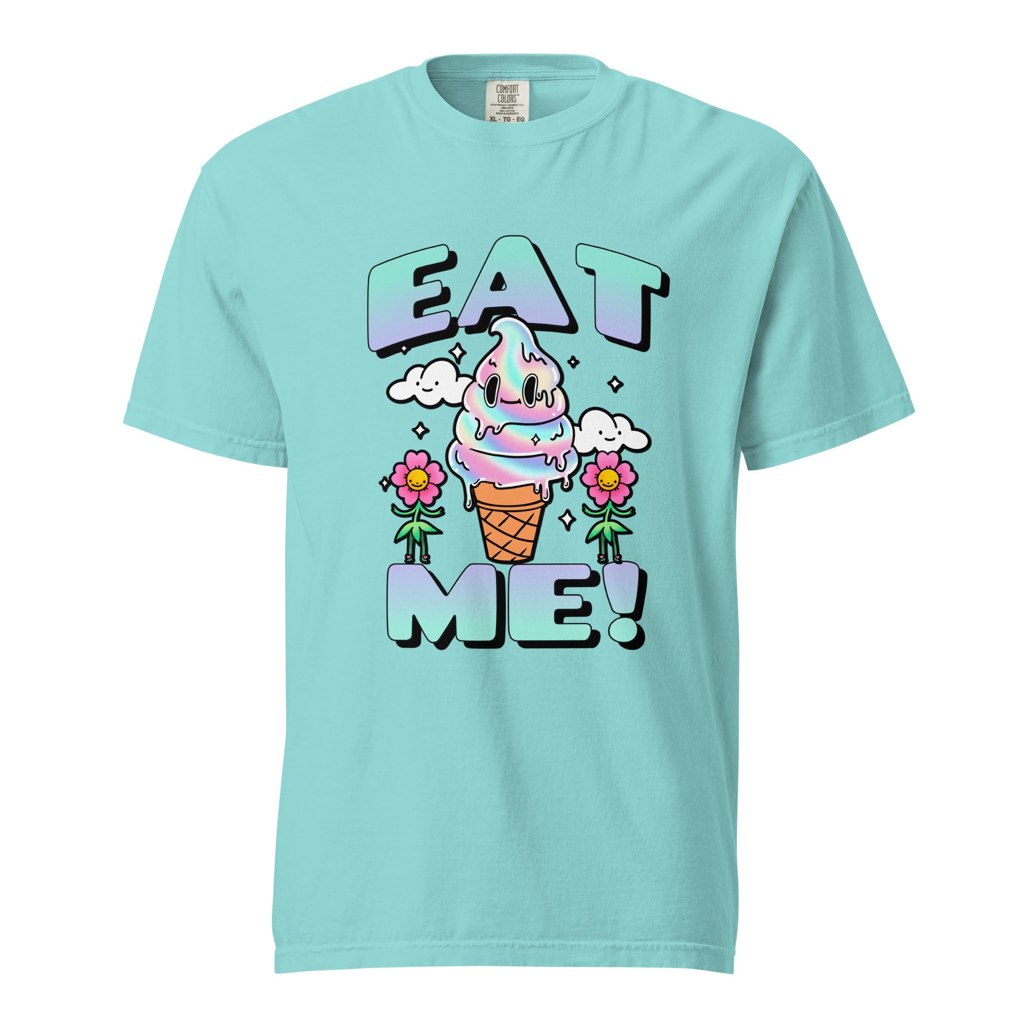 T-shirt femme teinté lourd - EAT ME