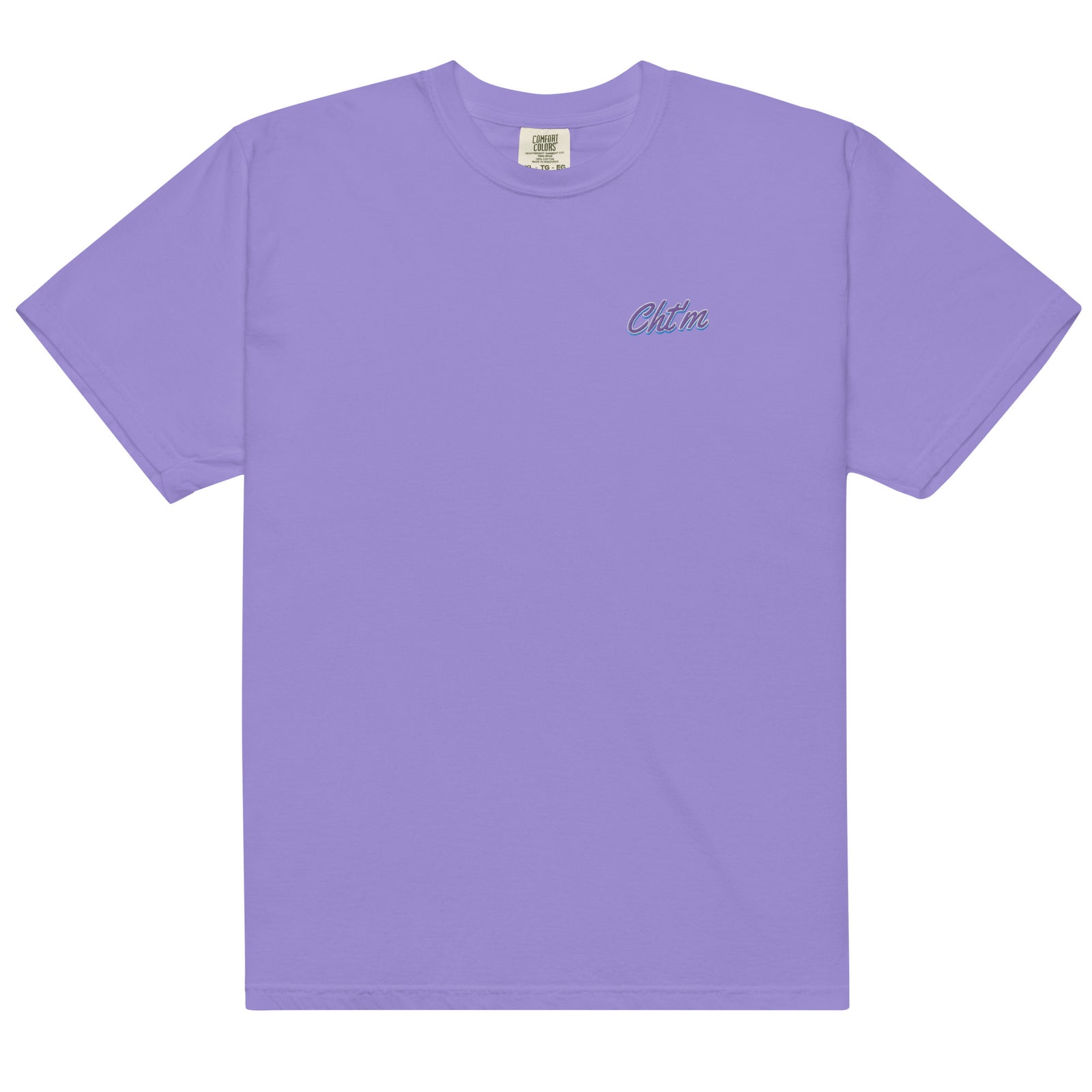 T-shirt brodé unisexe 15 couleurs - 'CHT'M'