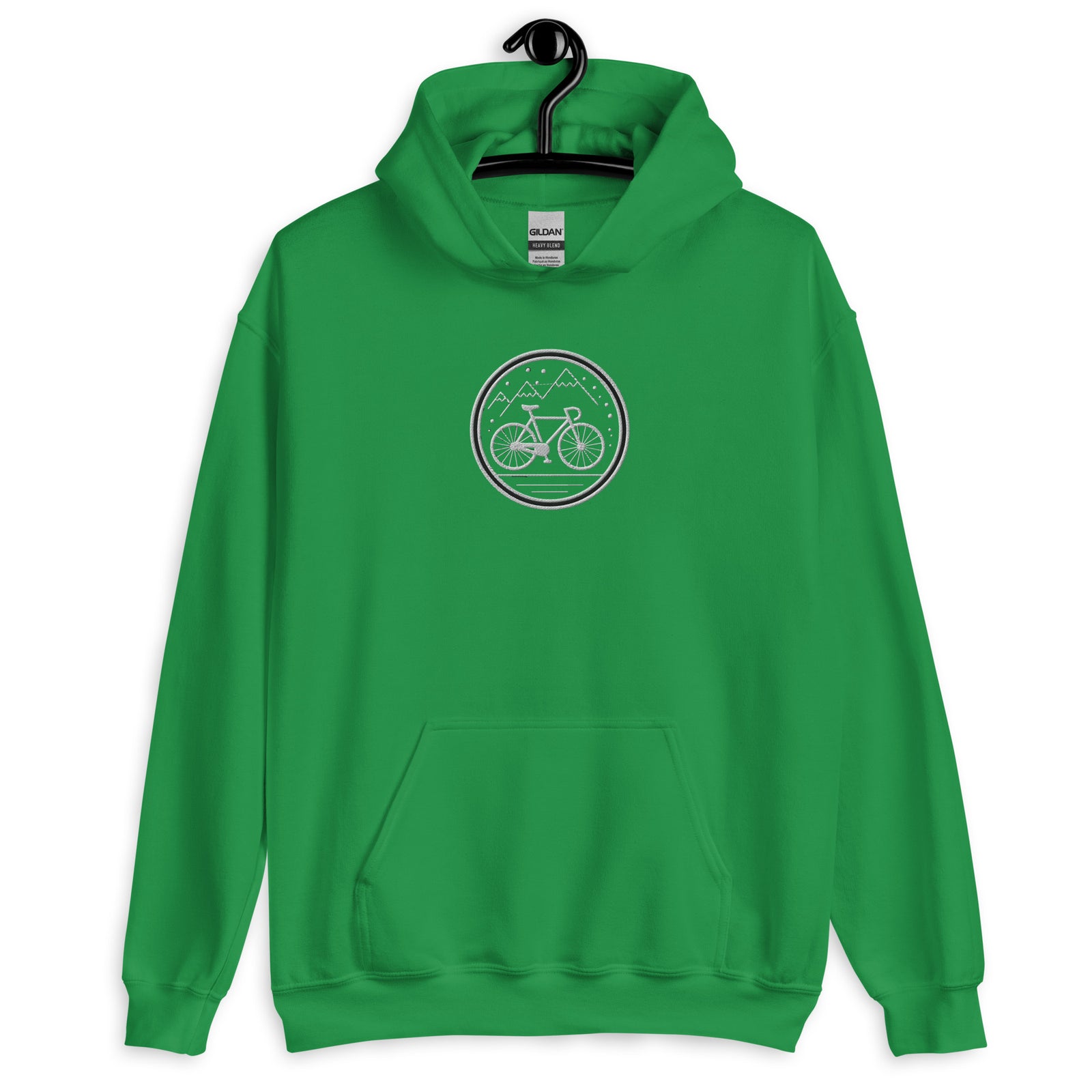 Sweat à capuche brodé - "Mountain bike"