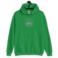 Sweat à capuche brodé - "Mountain bike"