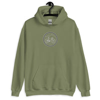 Sweat à capuche brodé - "Mountain bike"