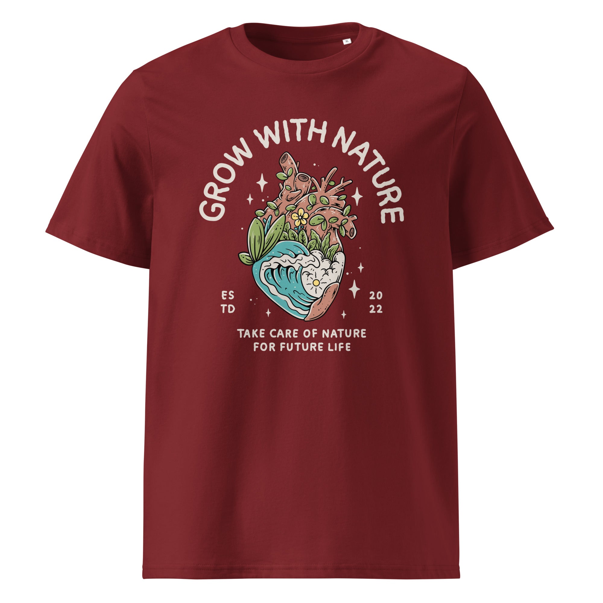 T-shirt unisexe en coton biologique