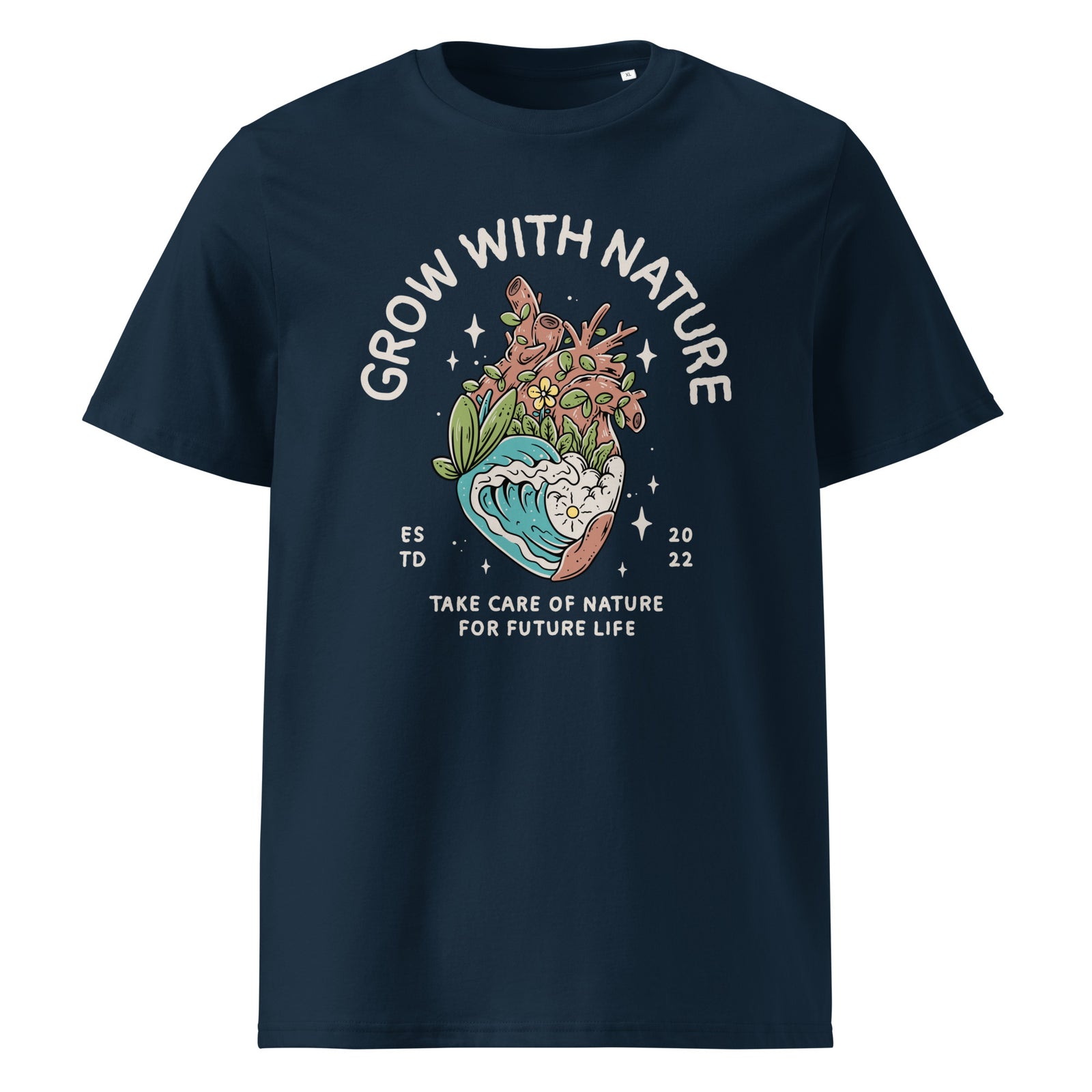 T-shirt unisexe en coton biologique