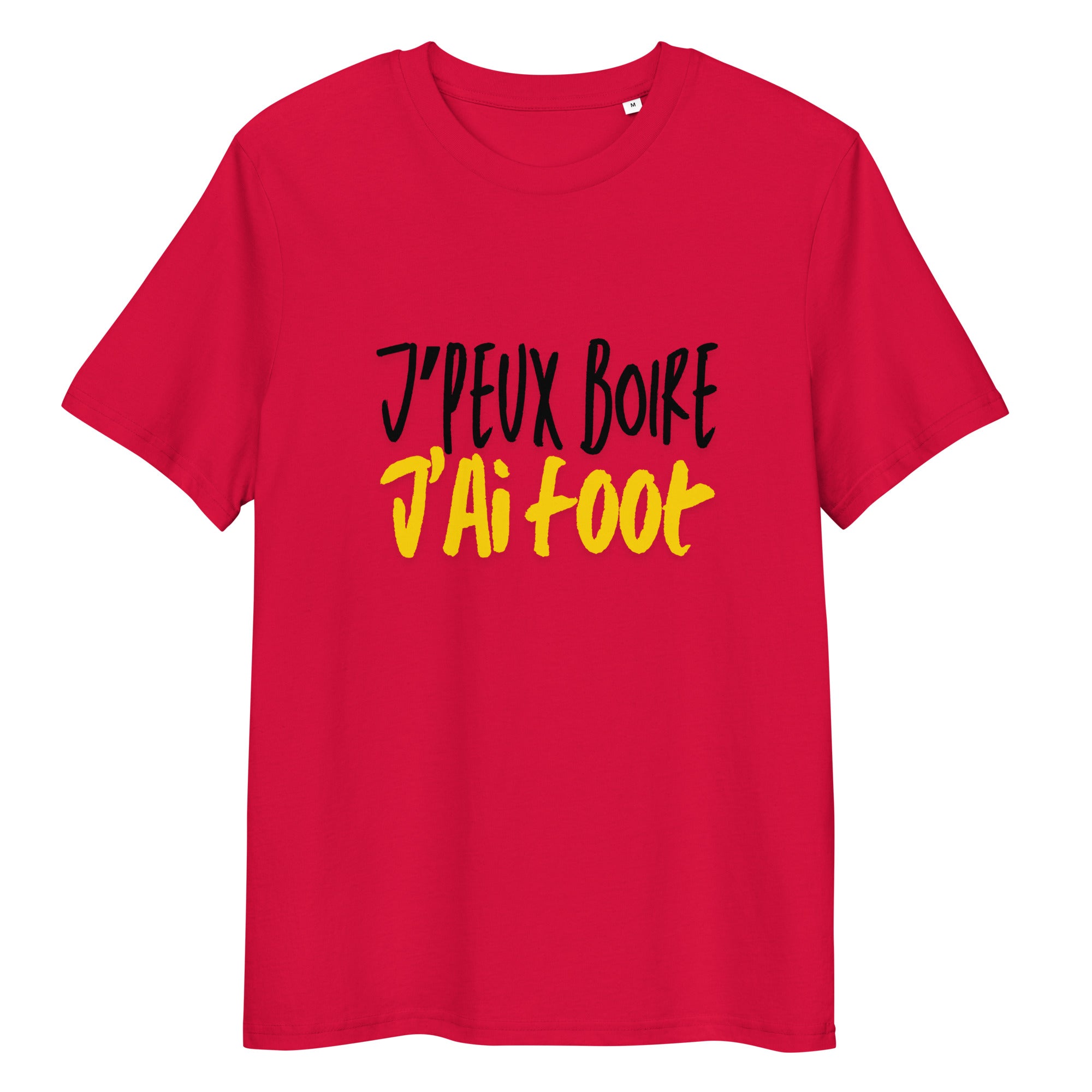 teeshirt supporter foot belge je peux boire j ai foot