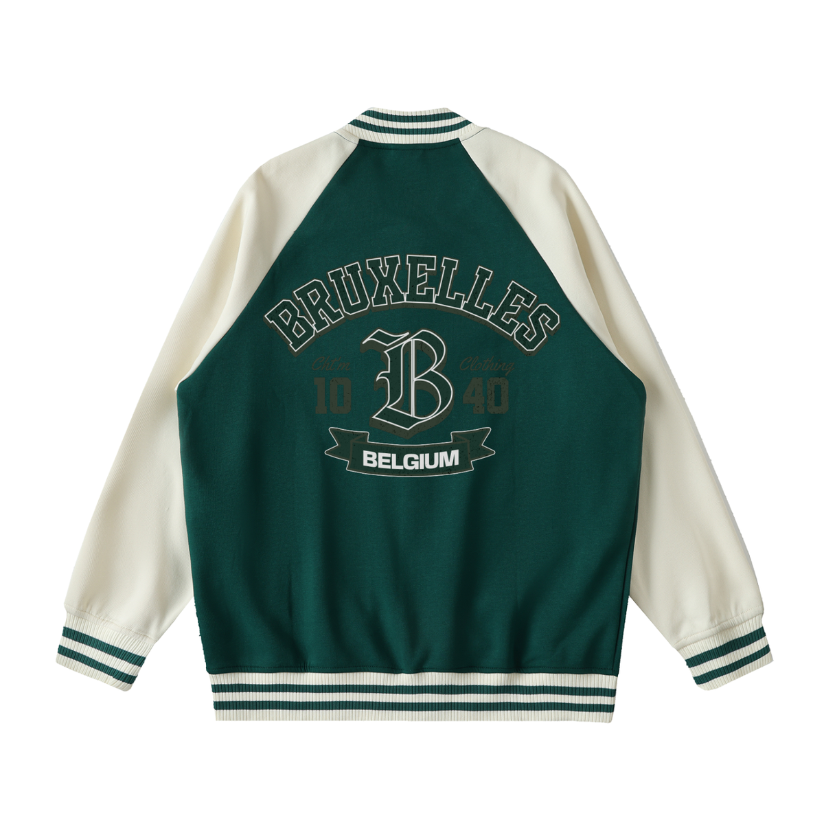 veste varsity Bruxelles dos logo Bruxelles  Belgium