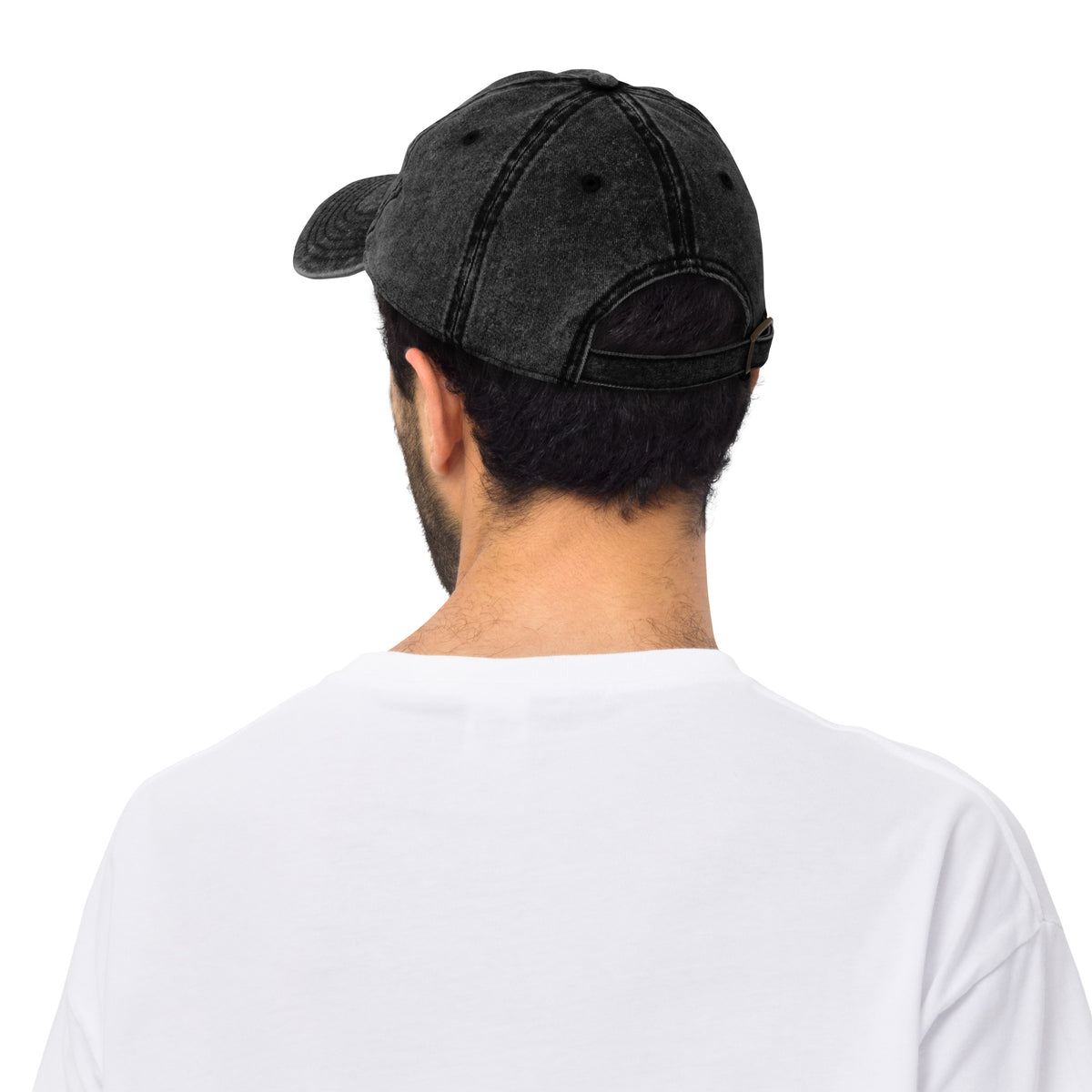 Casquette Vintage en Sergé de Coton - "CHT'M"
