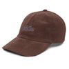 Casquette en velours côtelé - "Cht'm"