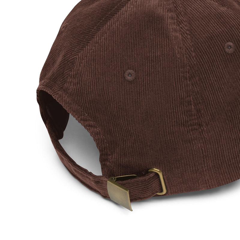 Casquette en velours côtelé - "Cht'm"