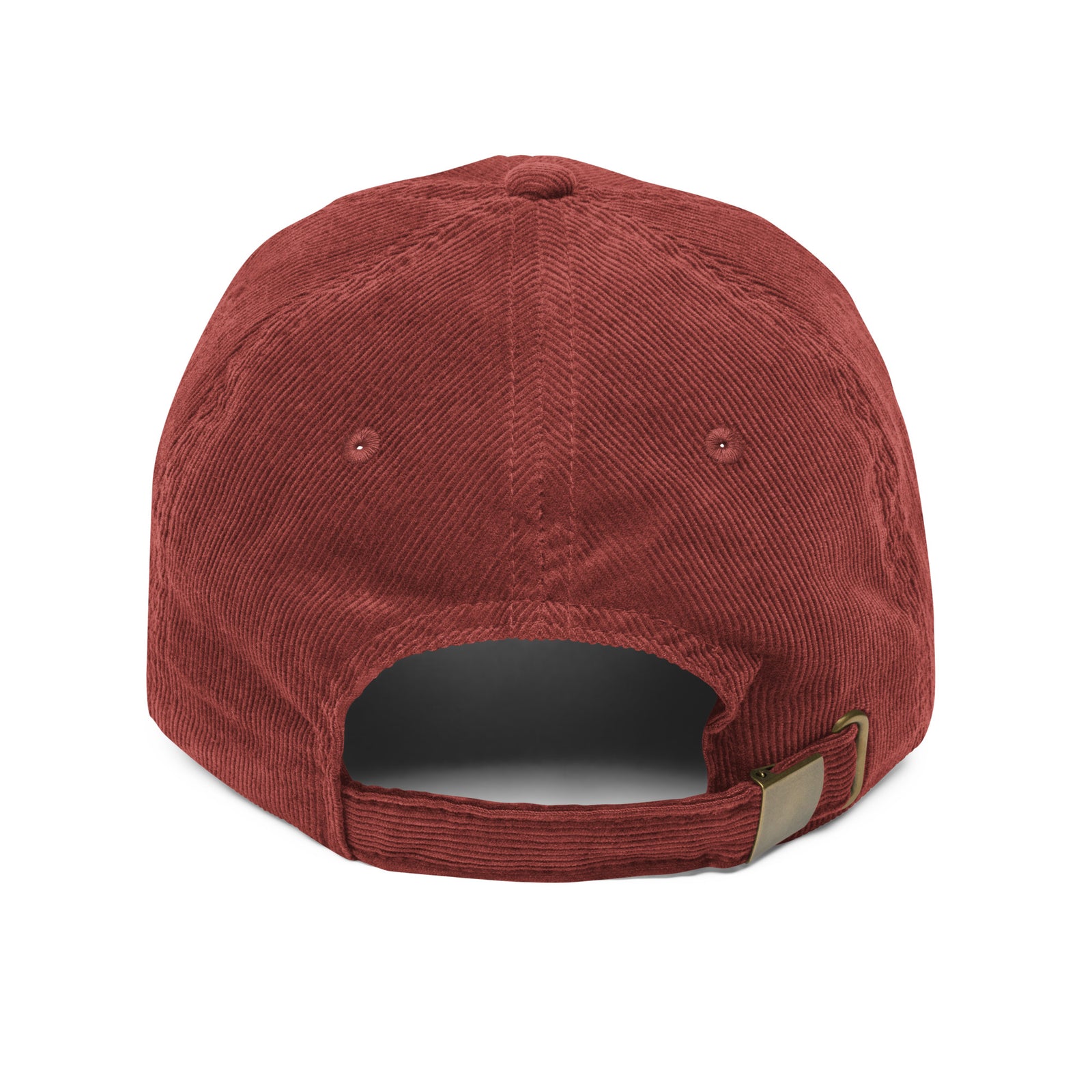 Casquette velours côtelé chat bleu marine gros plan sur le tissu CHT'M Boutique