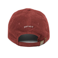 Casquette velours côtelé papa just do it noir style streetwear CHT'M Boutique