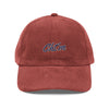 Casquette en velours côtelé - "Cht'm"