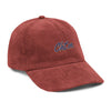 Casquette en velours côtelé - "Cht'm"