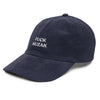 Casquette en velours côtelé - "FUCK MUZAK"