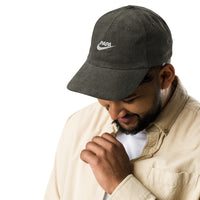 Casquette velours côtelé papa just do it noir CHT'M Boutique