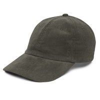 Casquette velours côtelé unie bleu marine gros plan sur le tissu CHT'M Boutique