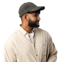 Casquette velours côtelé unie bleu marine coloris présenté CHT'M Boutique