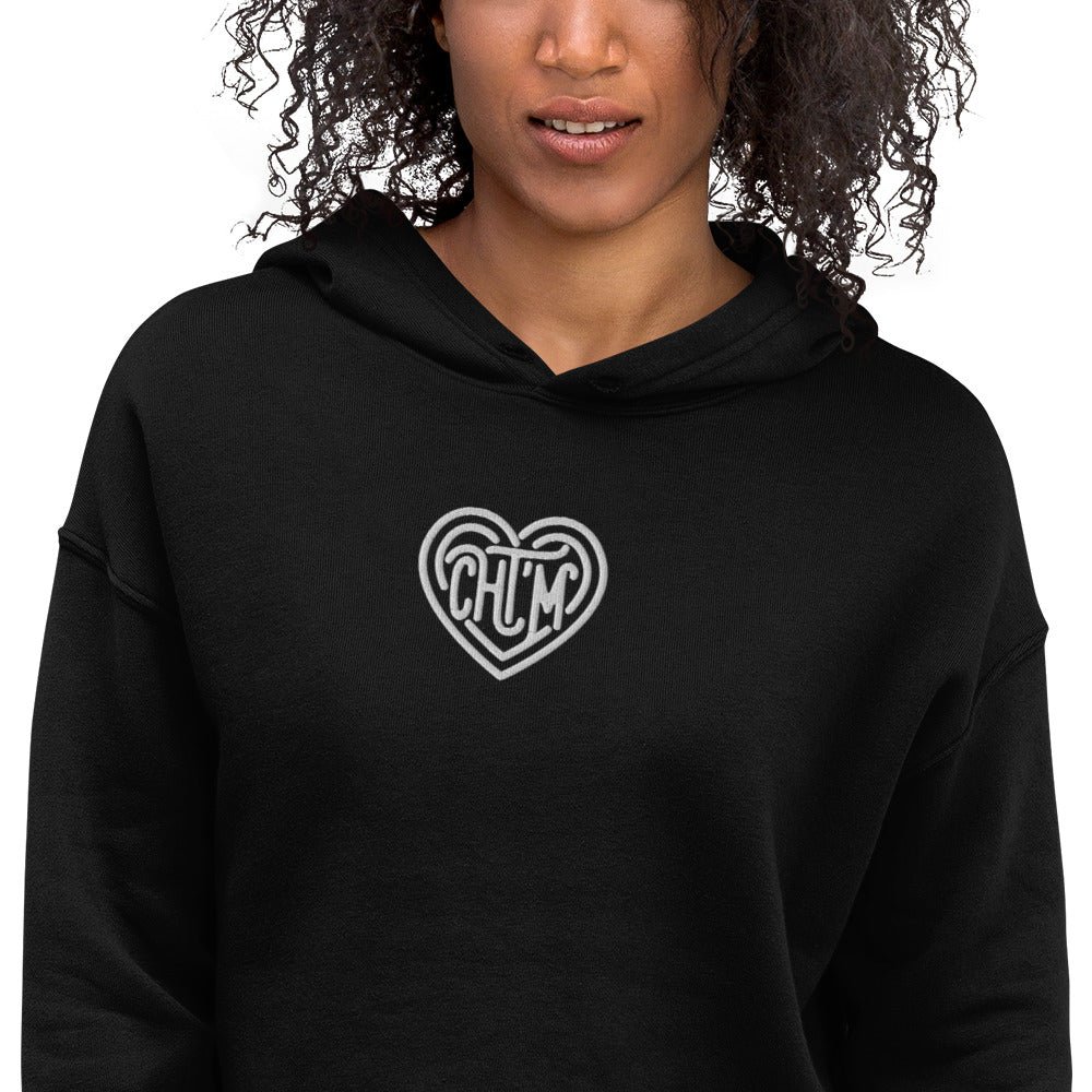 Sweat à Capuche Crop-Top - "CHT'M"