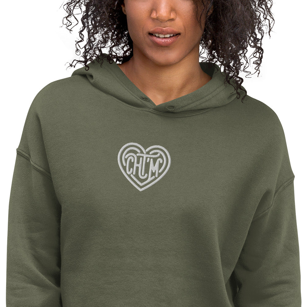 Sweat à Capuche Crop-Top - "CHT'M"