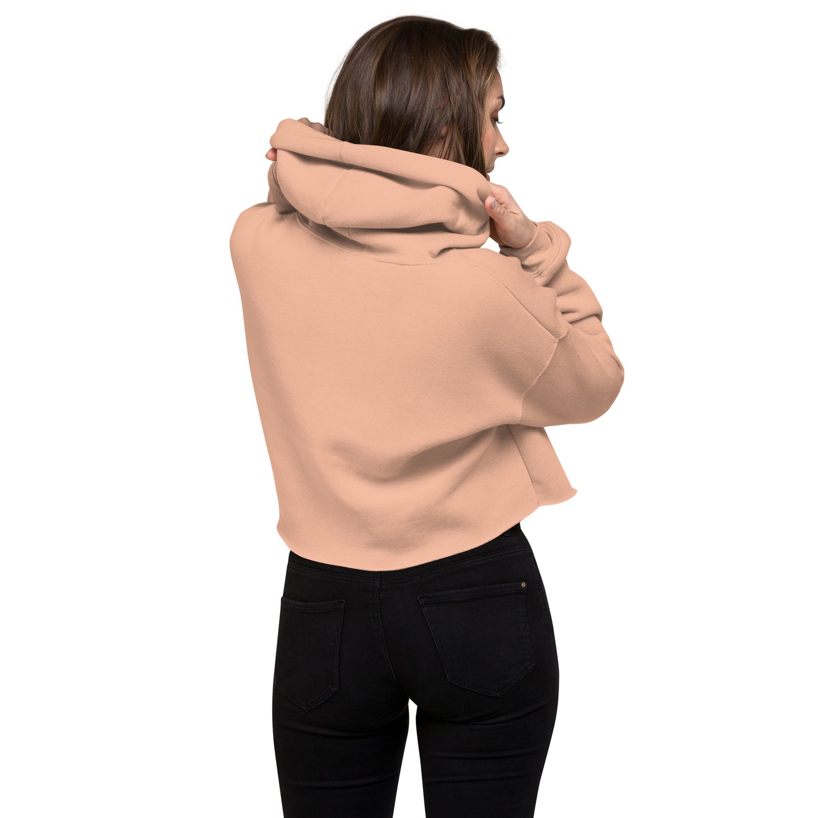 Sweat à Capuche Crop-Top - "J'peux pas j"ai les gosses"