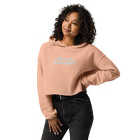 Sweat à Capuche Crop-Top - "J'peux pas j"ai les gosses"