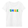 T-shirt moulant écologique femme - "Smile"
